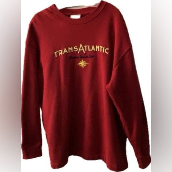 DISNEY CRUISE LINE TRANSATLANTIC UNISEX EMBROIDERED SWEATSHIRT - Picture 2 of 12